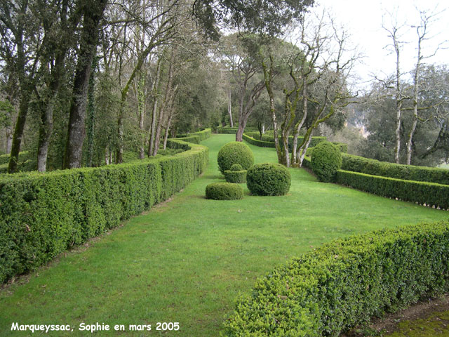 marqueyssac: l'esplanade